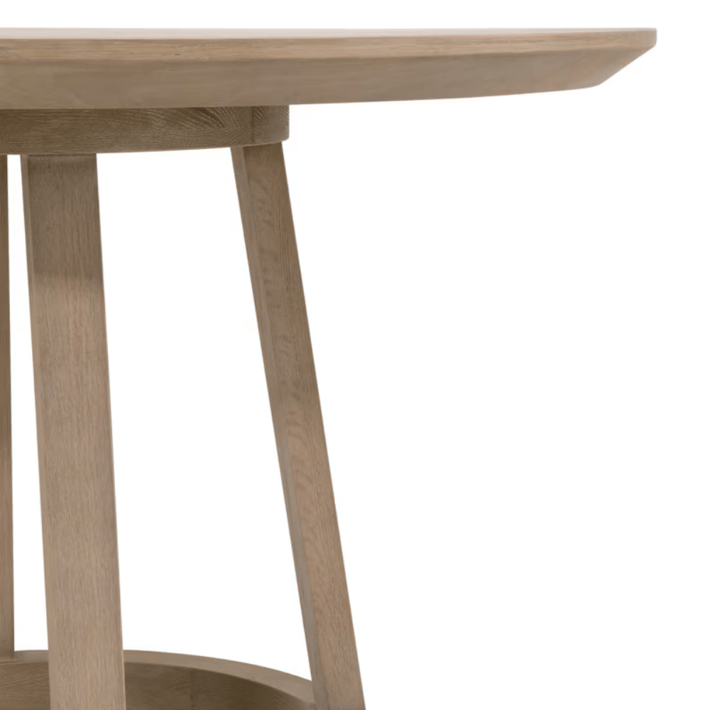 Reeves Round Dining Table- Check pricing Kitchen & Dining Room Tables 8010.SGRY-OAK