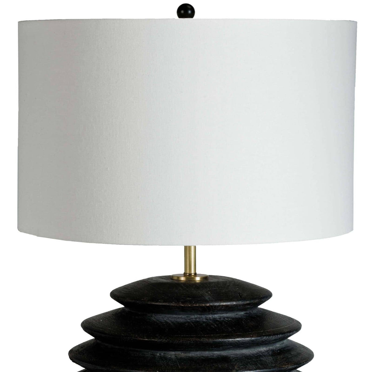 Regina Andrew Accordion Round Table Lamp - Ebony Lighting regina-andrew-13-1209EB 844717025549