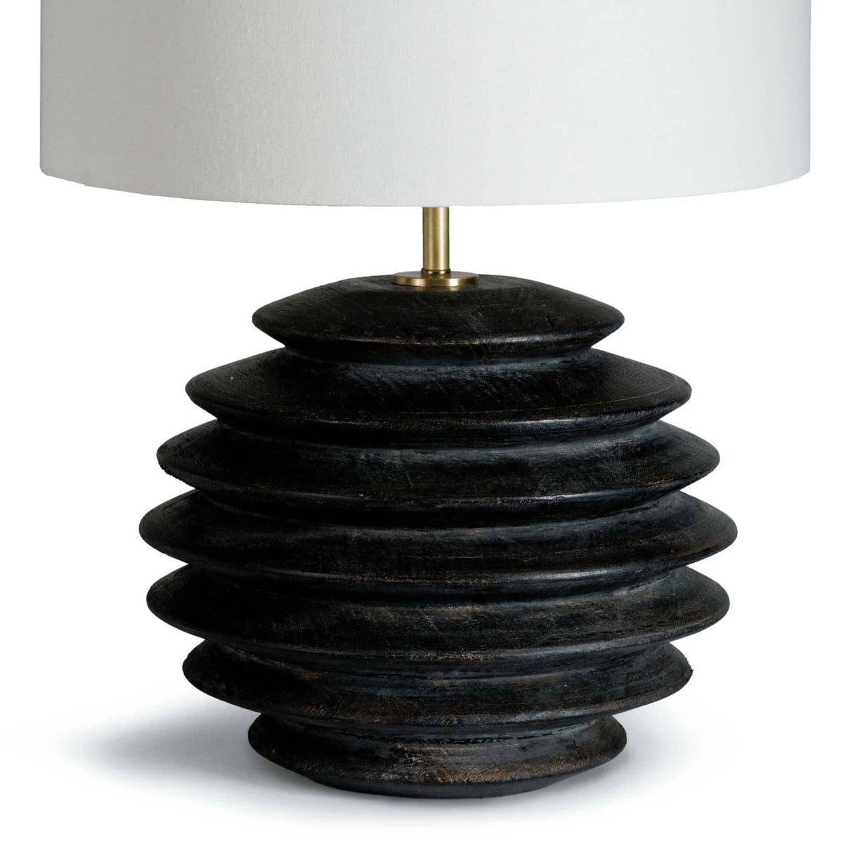 Regina Andrew Accordion Round Table Lamp - Ebony Lighting regina-andrew-13-1209EB 844717025549