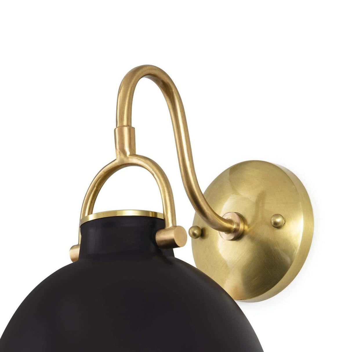 Regina Andrew Eloise Ceramic Sconce Sconces 15-1124BLK