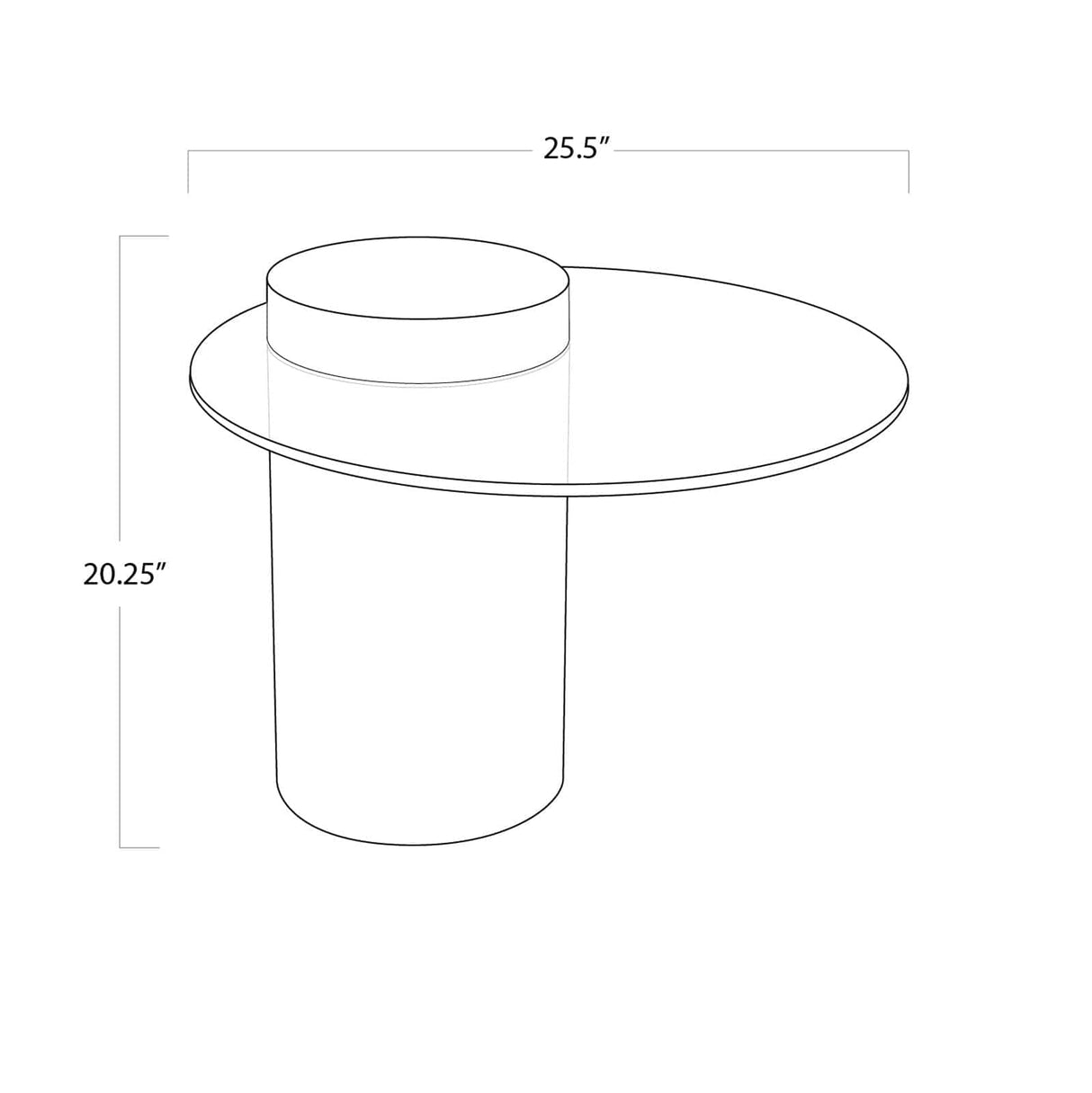 Regina Andrew Odette Side Table Side Tables