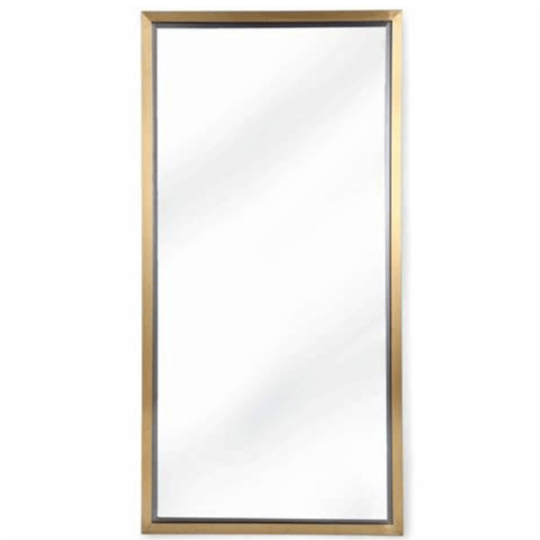 Regina Andrew Rectangle Brass Mirror Mirror regina-21-1047NB