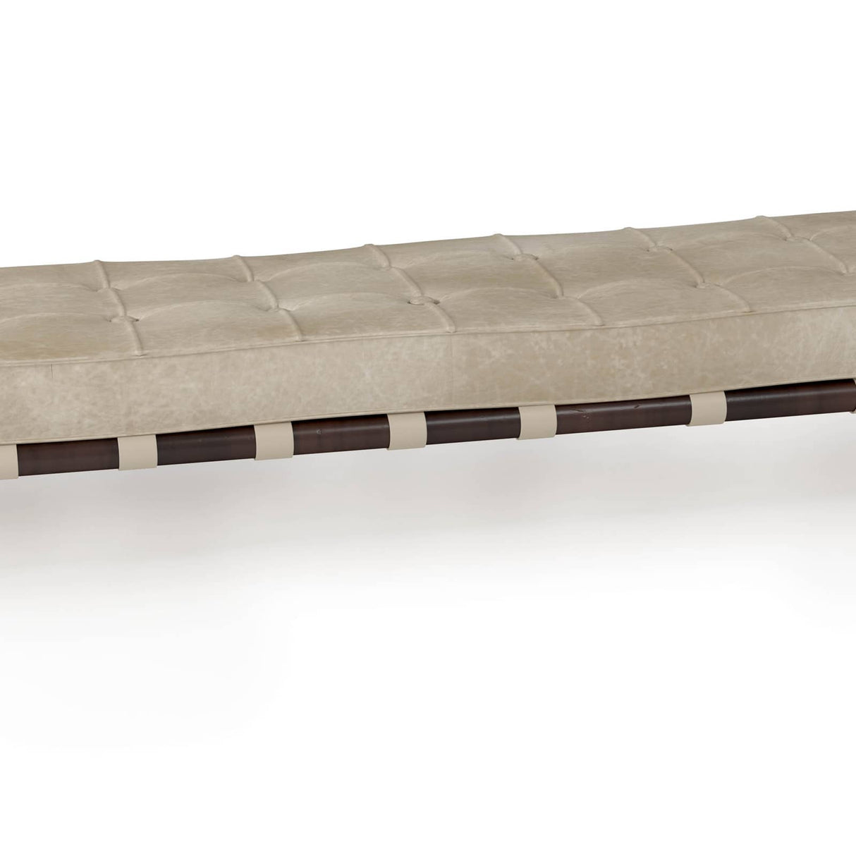 Regina Andrew Tufted Gallery Bench - Cappuccino Furniture regina-andrew-32-1007WT 844717095627