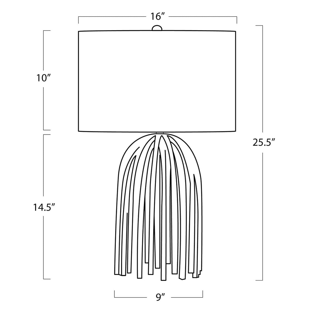 Regina Andrew Webbed Table Lamp Table Lamps regina-andrew-13-1645