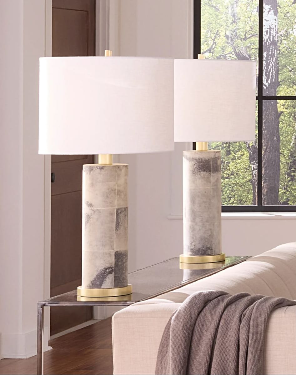 Rivet Table Lamp Table + Desk Lamps 9RIVETTLGR