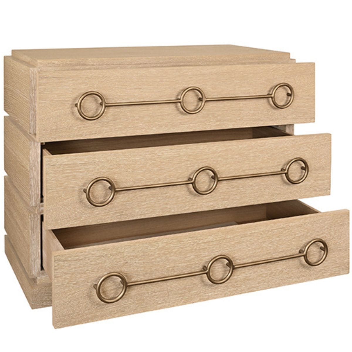 Roderick 3-Drawer Chest Dressers + Chests