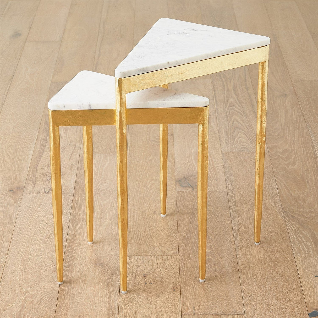 S/2 Triangular Nesting Tables (Set of 2) Accent Table