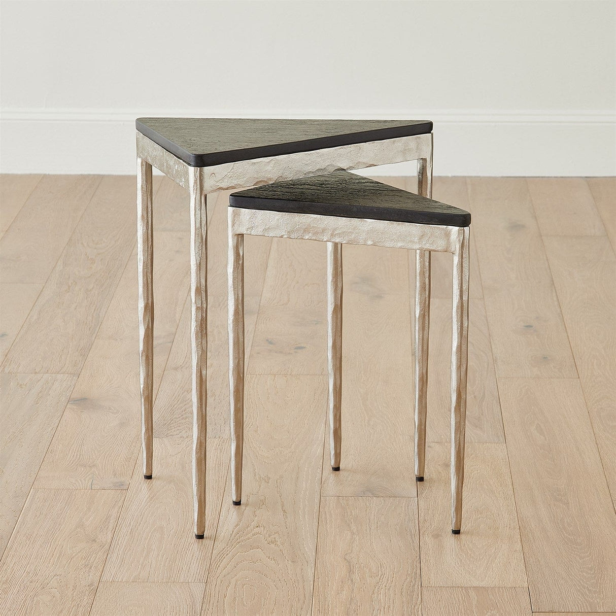 S/2 Triangular Nesting Tables (Set of 2) Accent Table