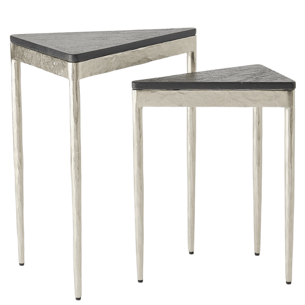 S/2 Triangular Nesting Tables (Set of 2) Accent Table 9.94110