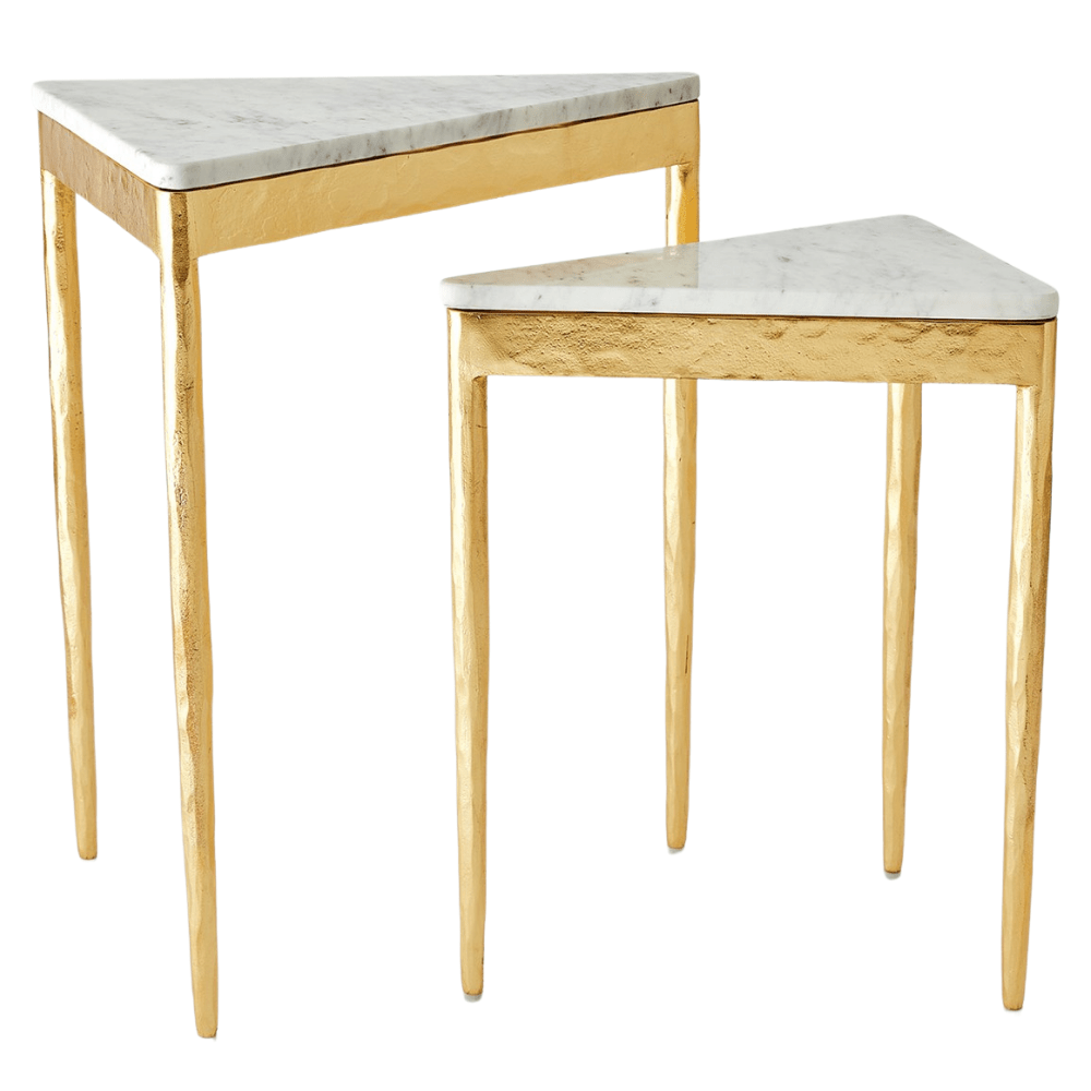 S/2 Triangular Nesting Tables (Set of 2) Accent Table 9.94112