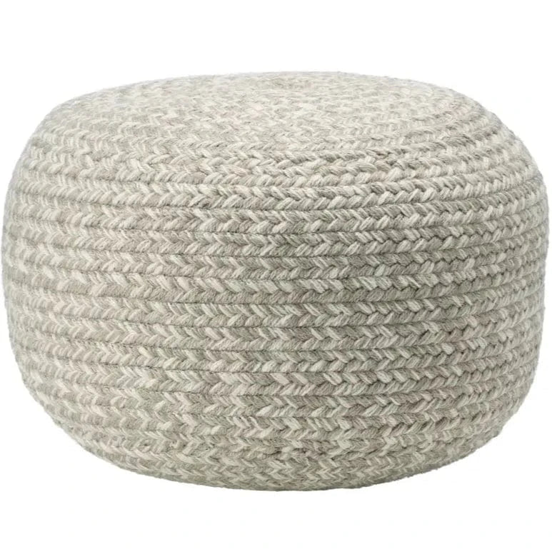 Saba Solar Indoor/Outdoor Pouf Outdoor Pillow jaipur-POF100488 887962862415