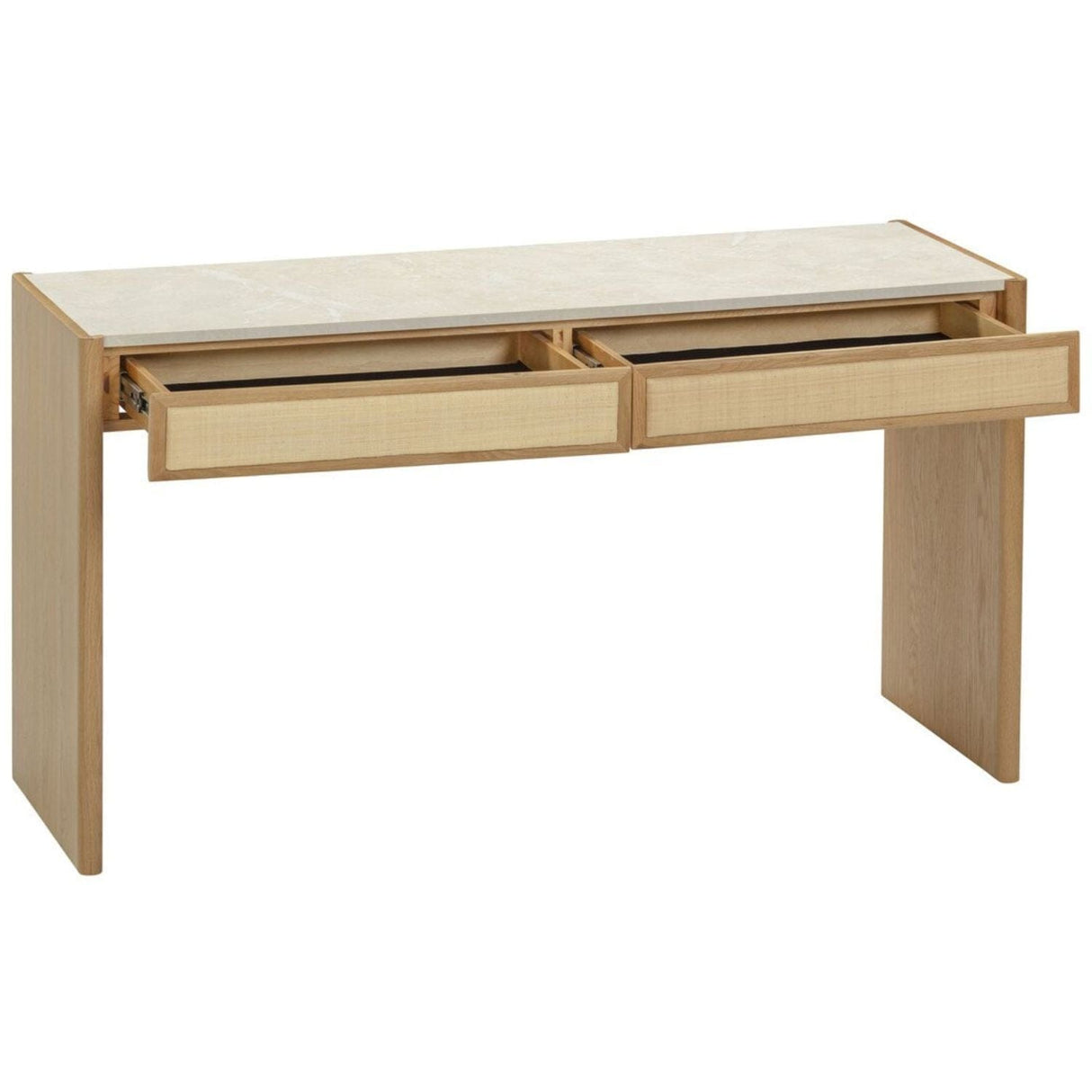 Sage Natural Oak Console Desk Desks TOV-OC69353