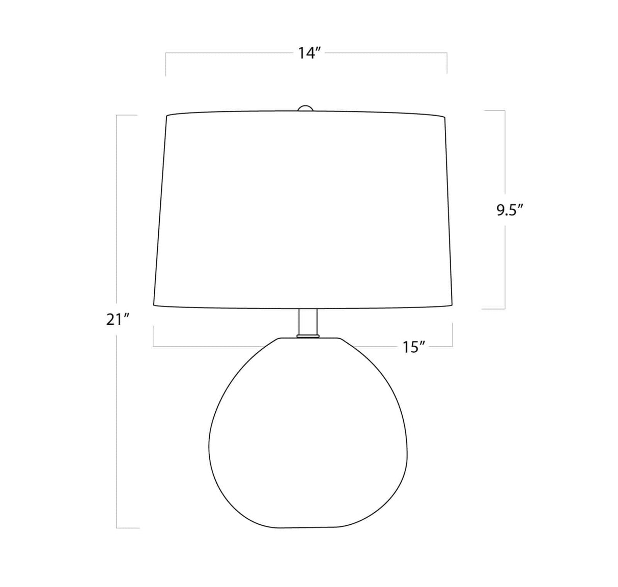 Sanibel Ceramic Table Lamp Lamp 13-1354BL 844717030130