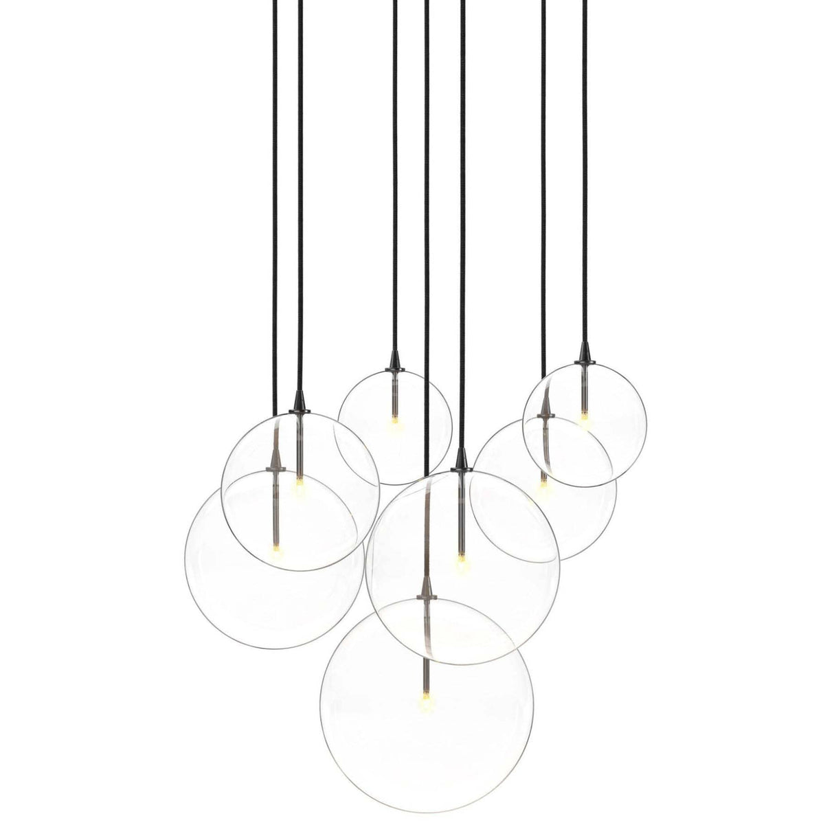 Schwung Cluster 7 MIX Chandelier Chandeliers