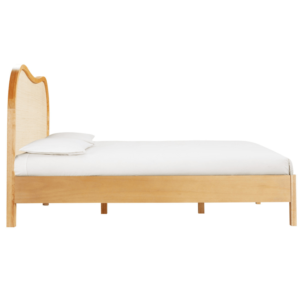 Seabrook Natural Wood & Rattan Bed Beds & Bed Frames
