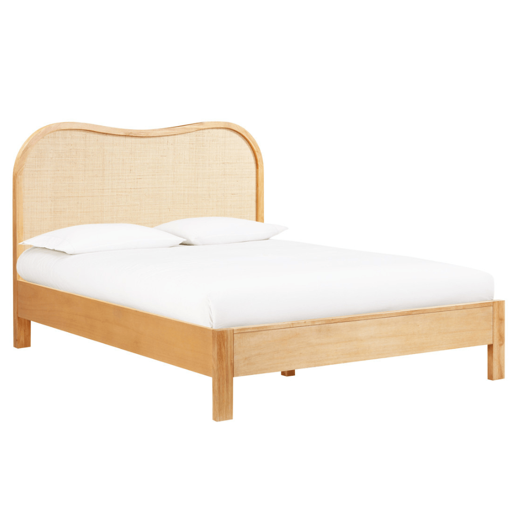 Seabrook Natural Wood & Rattan Bed Beds & Bed Frames