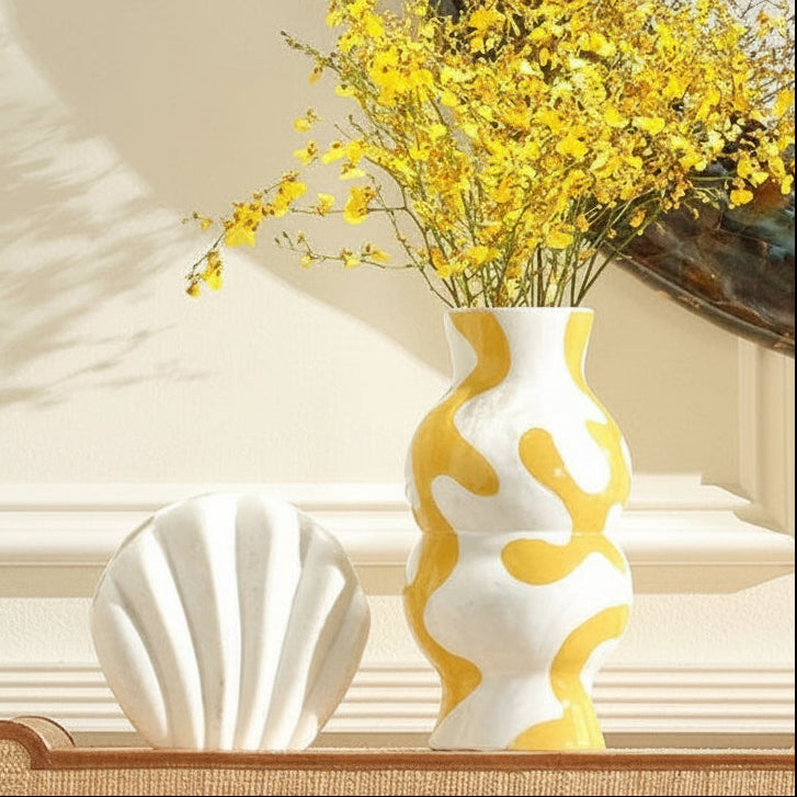 Serafina Vase Vases + Urns OBJSERAFWH