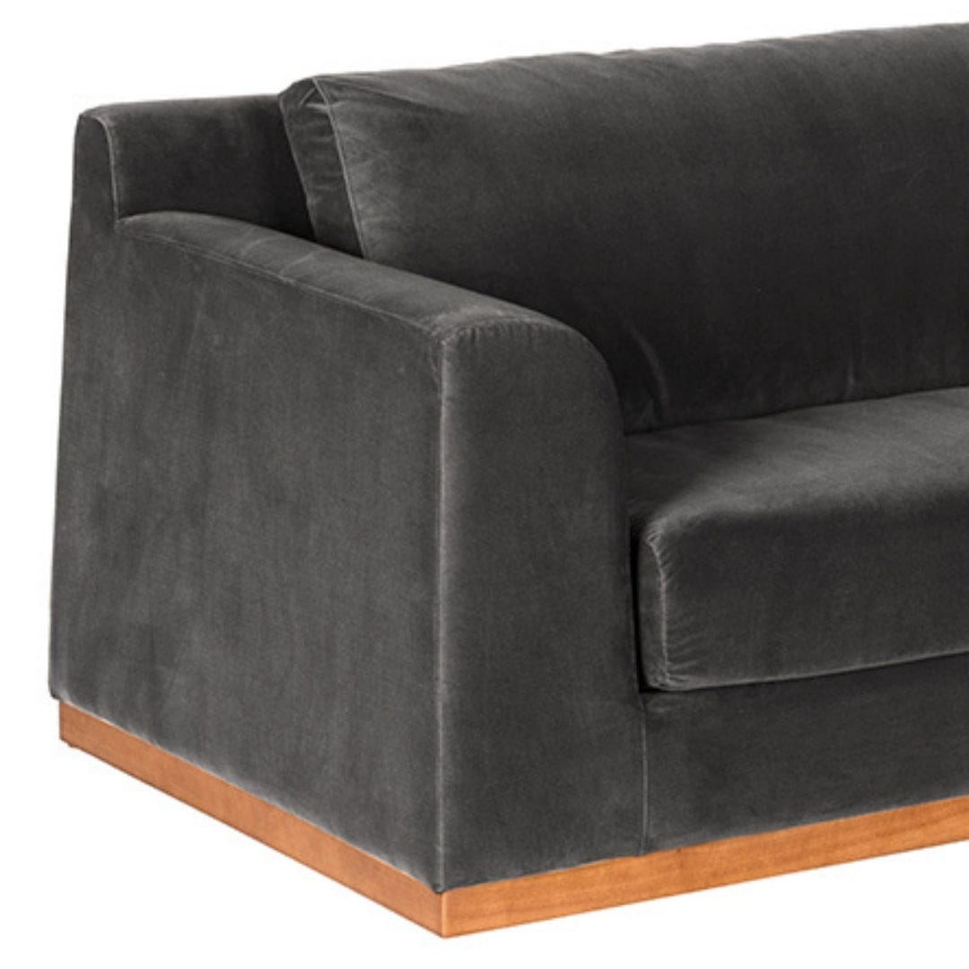 Seville Velvet Sofa Sofas SOF331GRV 00842449139404