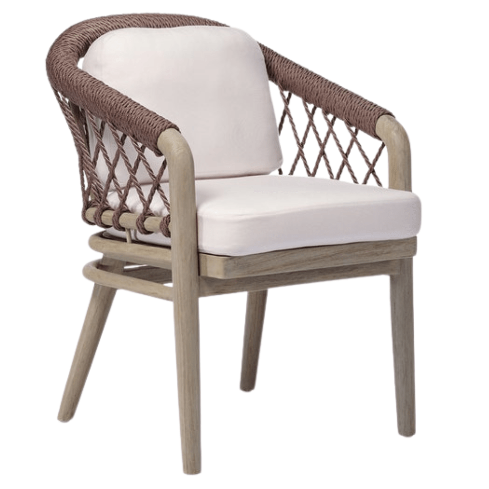 Shelly Dining Chair - Dark Taupe (No price) Outdoor Dining Furniture