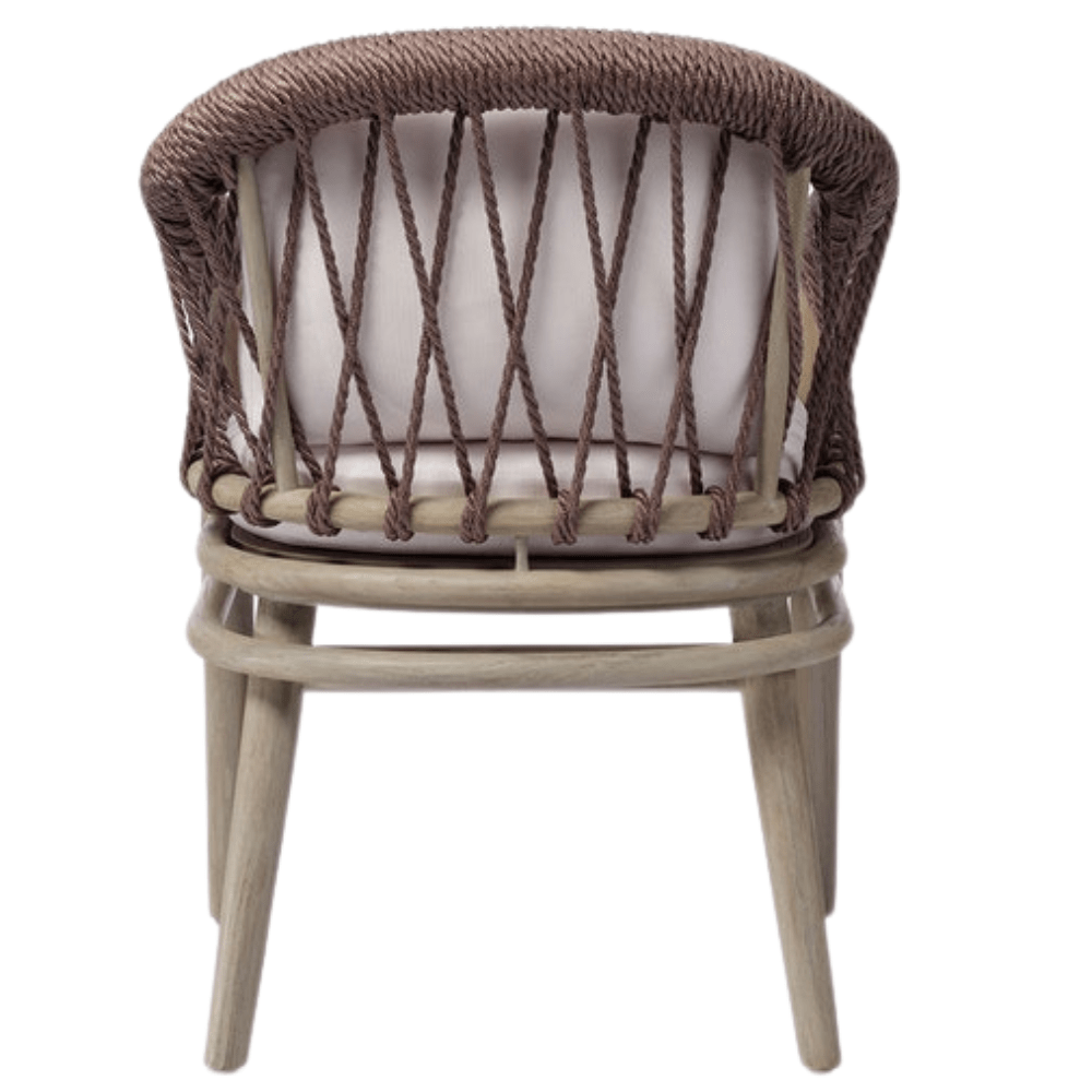 Shelly Dining Chair - Dark Taupe (No price) Outdoor Dining Furniture