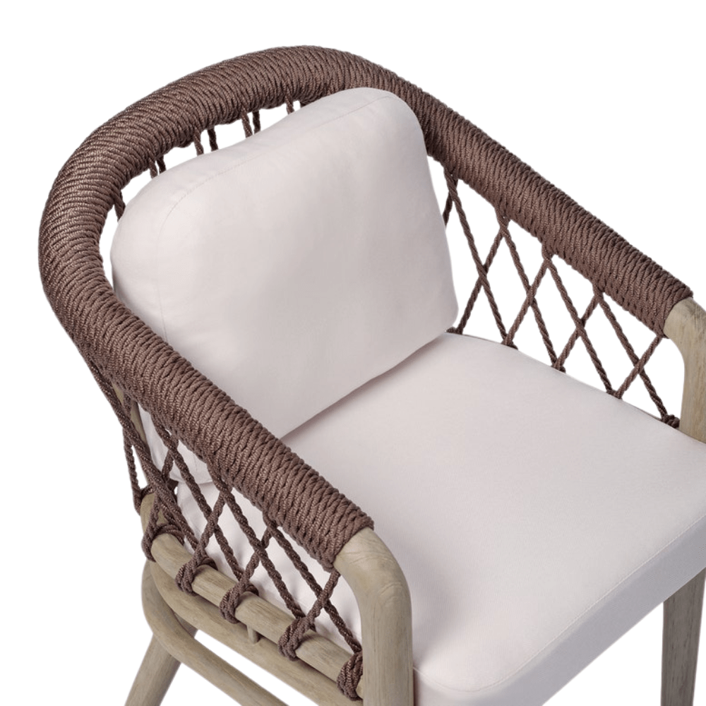 Shelly Dining Chair - Dark Taupe (No price) Outdoor Dining Furniture