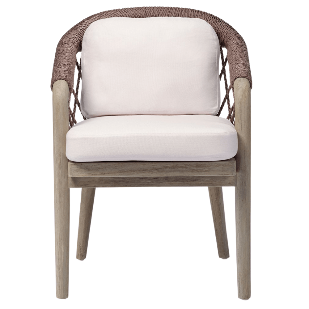 Shelly Dining Chair - Dark Taupe (No price) Outdoor Dining Furniture FURSHELDNCHDTP-2ALCH