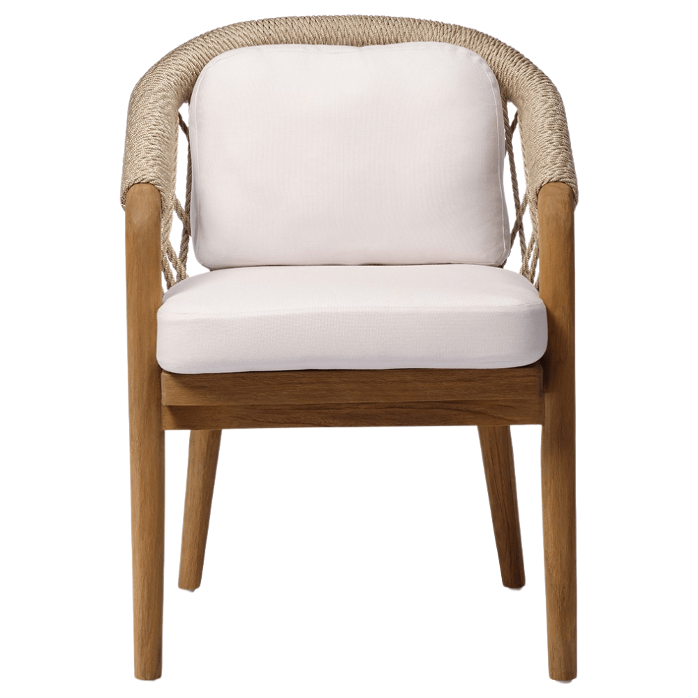 Shelly Dining Chair - White Sand (No Price) Outdoor Dining Furniture