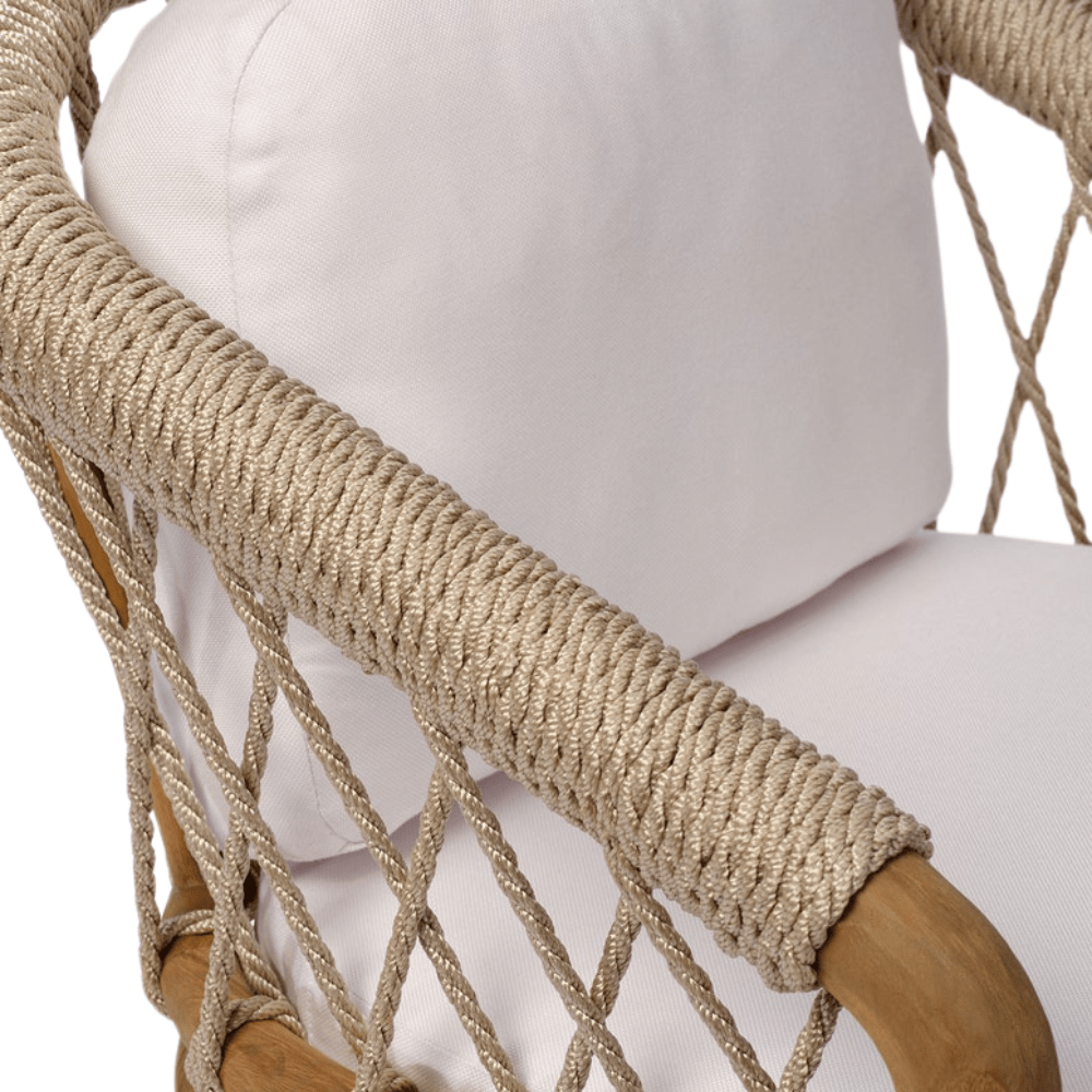 Shelly Dining Chair - White Sand (No Price) Outdoor Dining Furniture