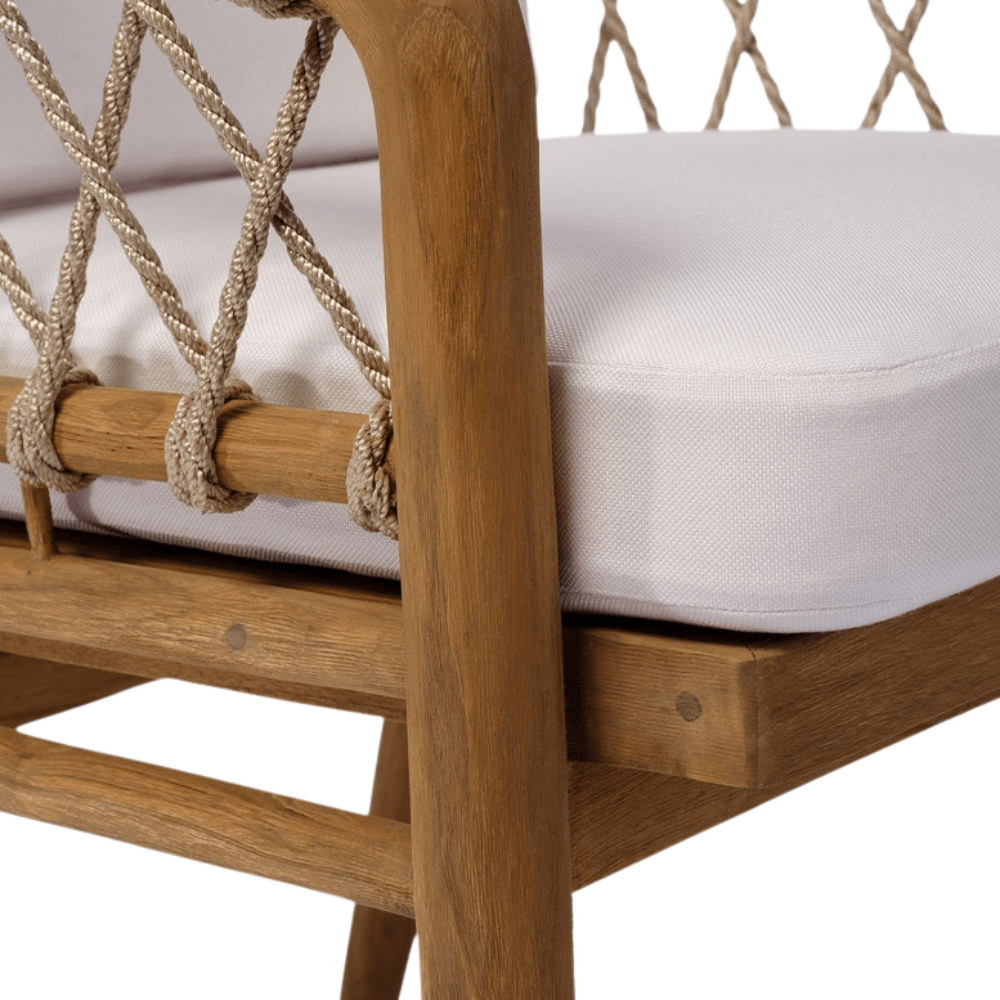 Shelly Dining Chair - White Sand (No Price) Outdoor Dining Furniture