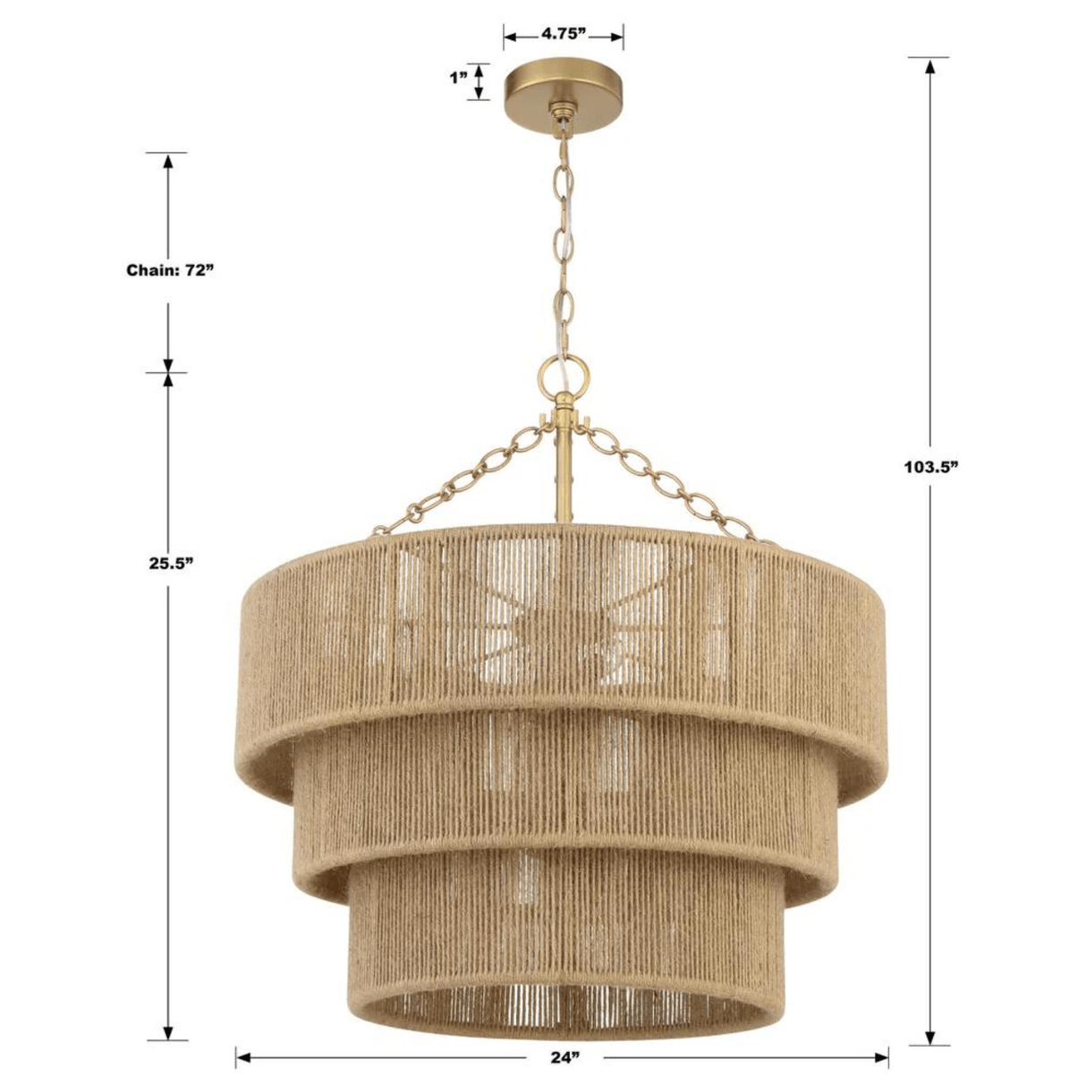 Shyla 10 Light Chandelier SHY-10907-SG 633779053504