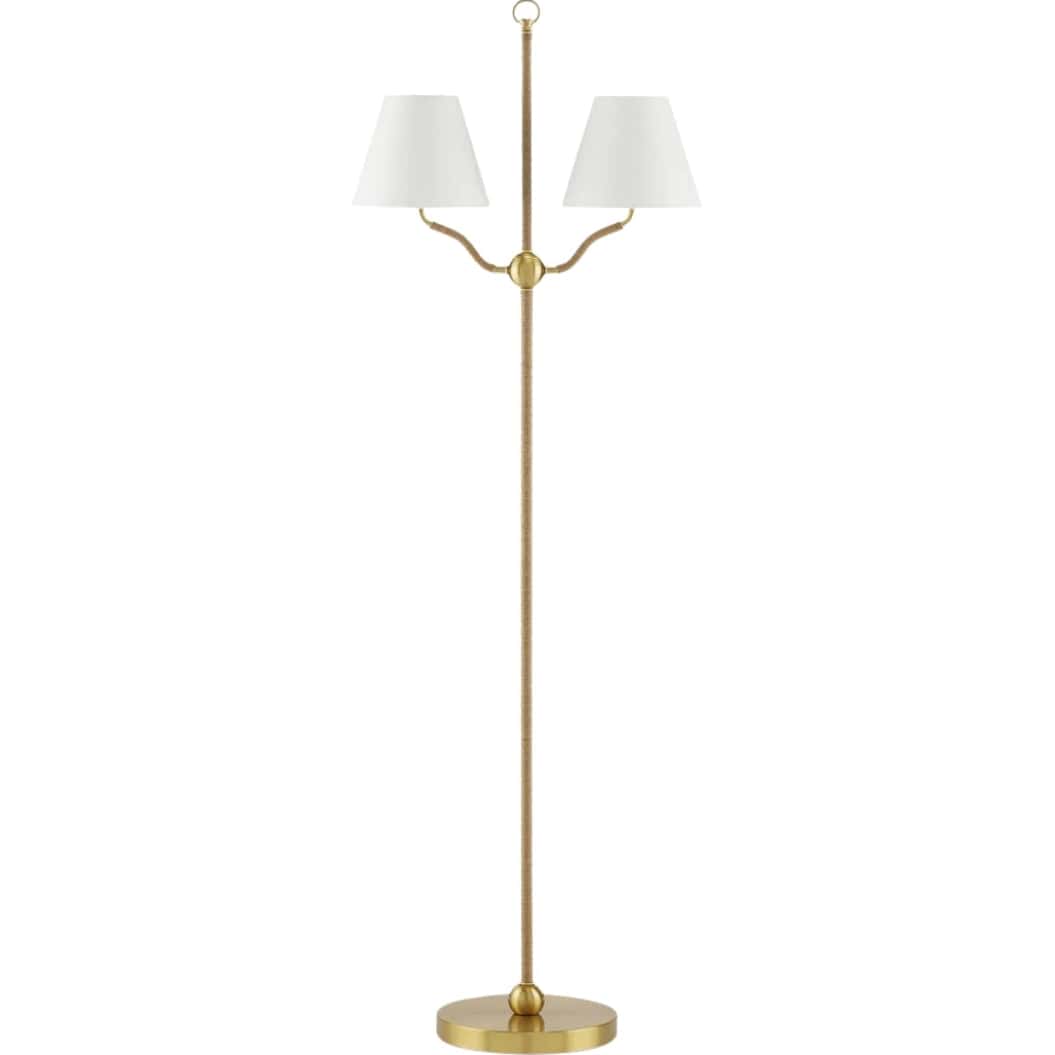 Sirocco Brass Floor Lamp Floor Lamps 8000-0116 00633306045606