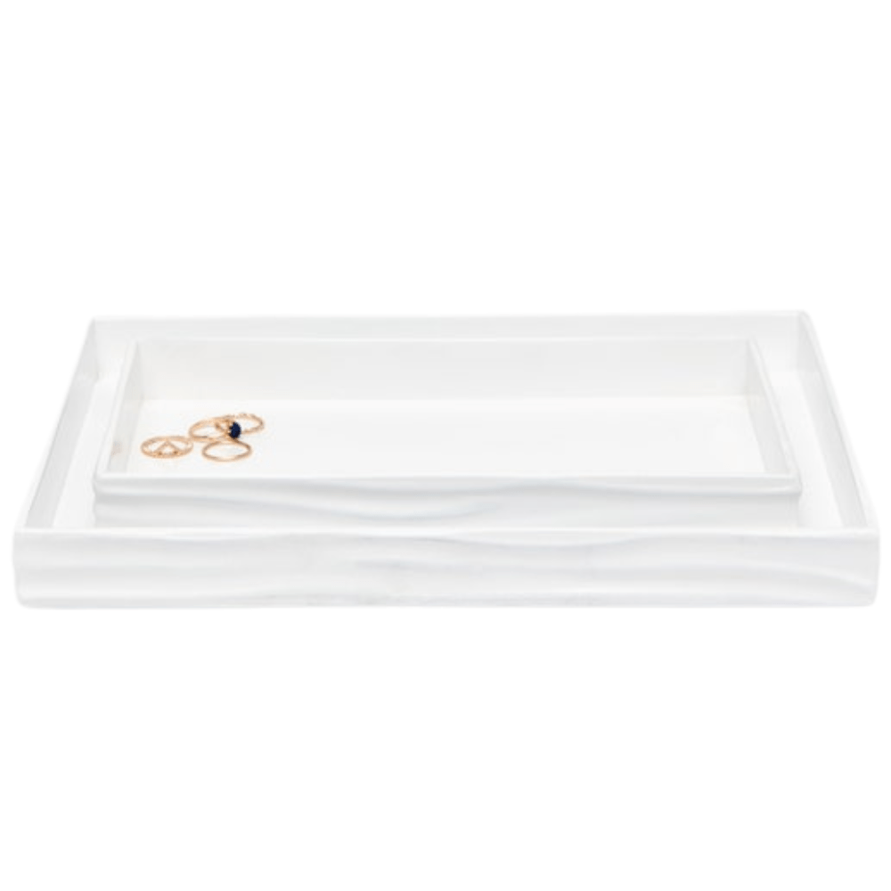 Solin Tray (Set of 2) Bath Accessory 01SOLI-WH-TRRS