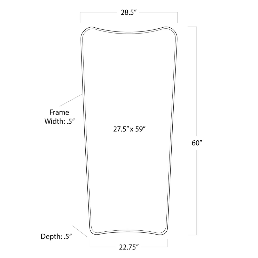 Sonnet Dressing Room Mirror Mirror 21-1123GL 844717031465