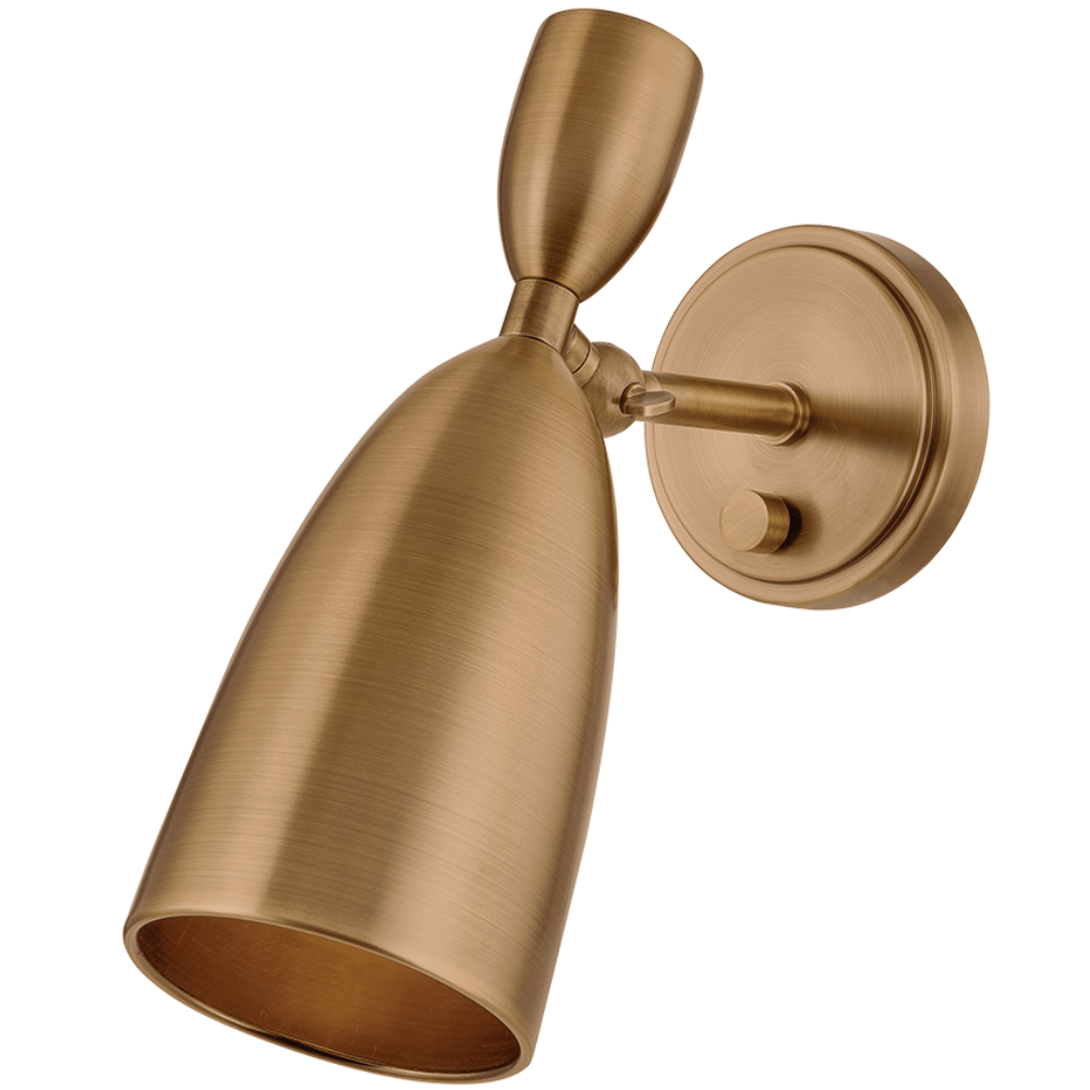 Spade Wall Sconce Wall Sconces B4012-PBR 197292114826