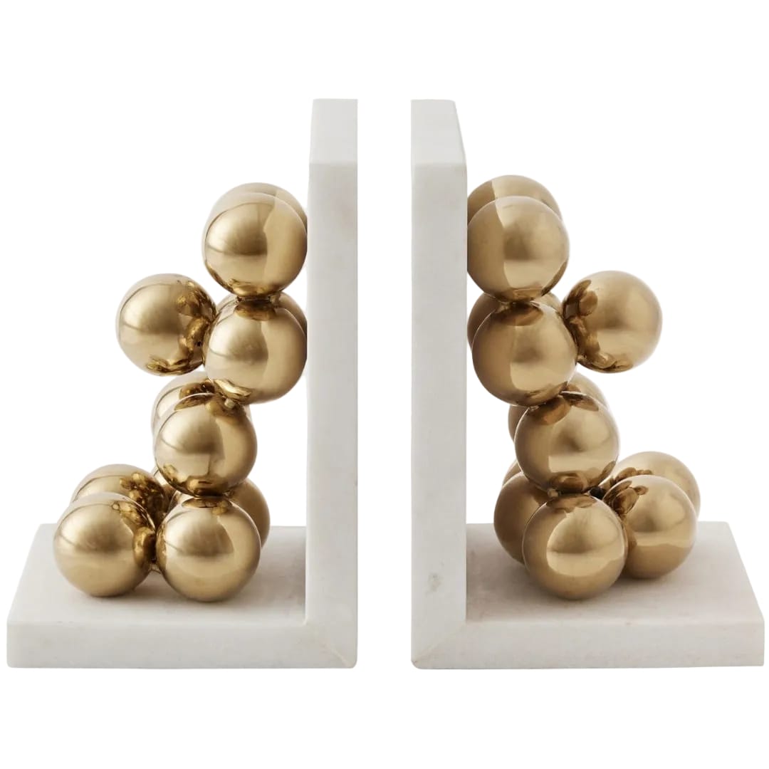 Sphere Bookends (Set of 2) Books + Bookends 883347