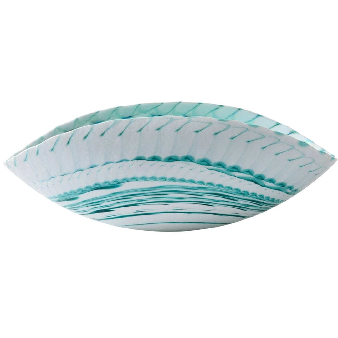 Spiral Threads Folded Bowl Centerpiece + Accent Bowls