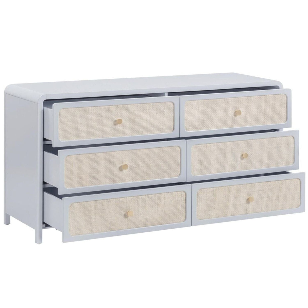Starling Rattan 6 Drawer Dresser Dressers