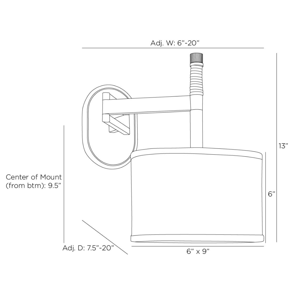 Stitch Sconce Wall Sconces GADWC05 796505707192