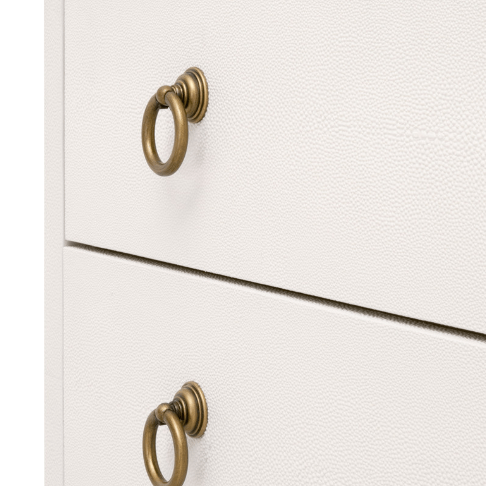 Strand Shagreen 3-Drawer Nightstand Nightstand