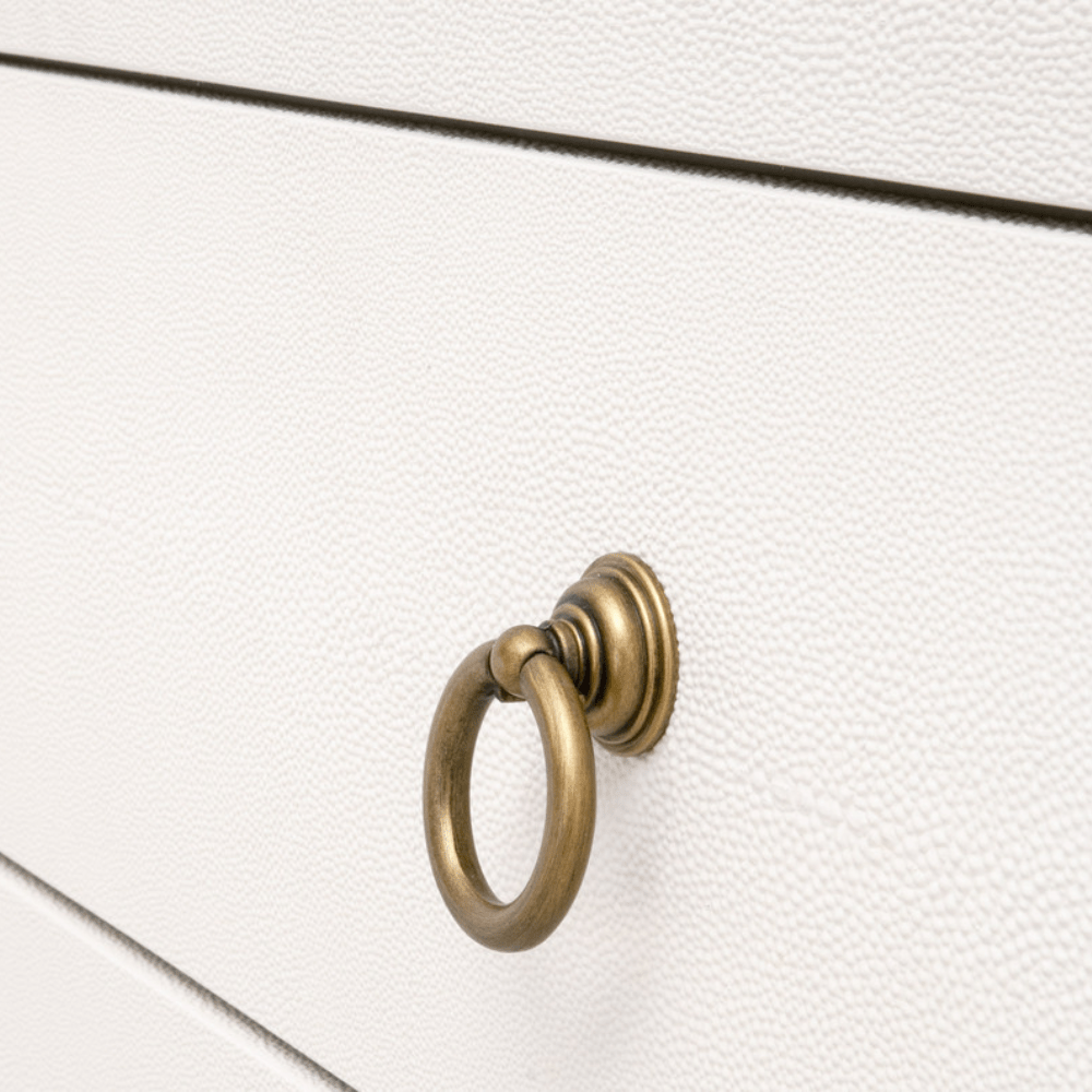 Strand Shagreen 3-Drawer Nightstand Nightstand