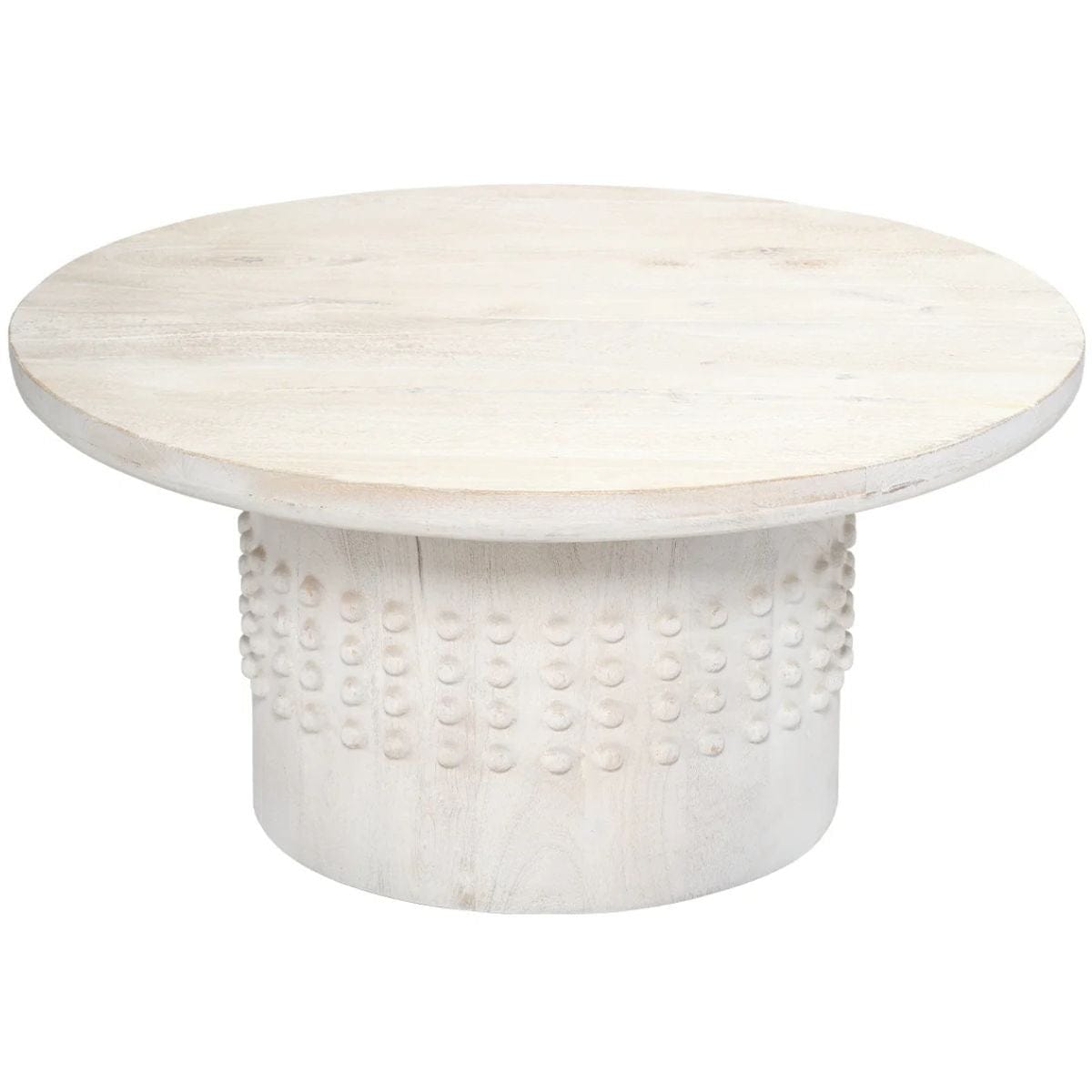 Studded Coffee Table Coffee Tables 20STUD-CTWH 688933042306