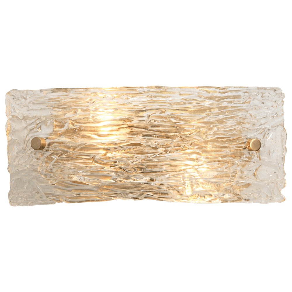 Swan Curved Glass Sconce Wall Sconces