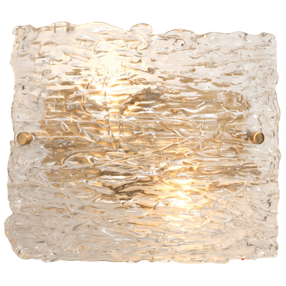 Swan Curved Glass Sconce Wall Sconces