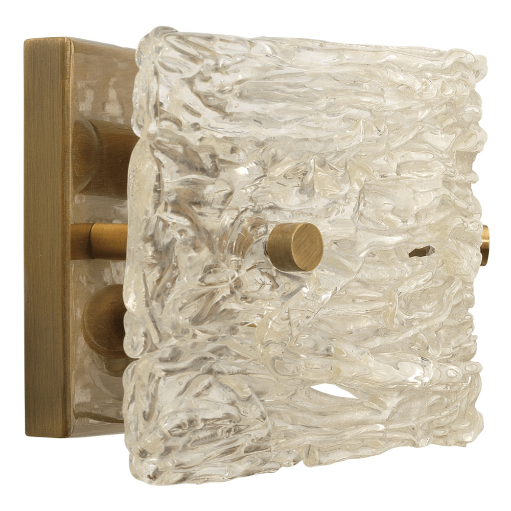 Swan Curved Glass Sconce Wall Sconces 4SWAN-SMCL 688933030891