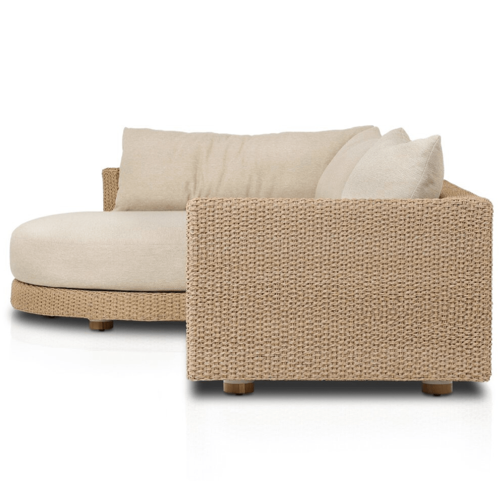 Sylvan Outdoor 2-Piece Sectional with Chaise Outdoor Furniture