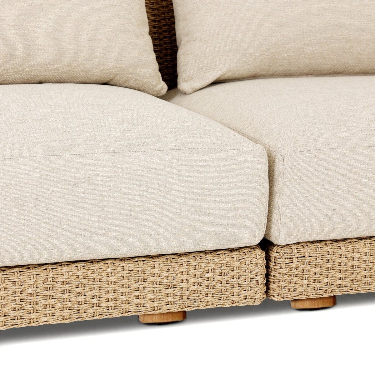 Sylvan Outdoor 2-Piece Sectional with Chaise Outdoor Furniture