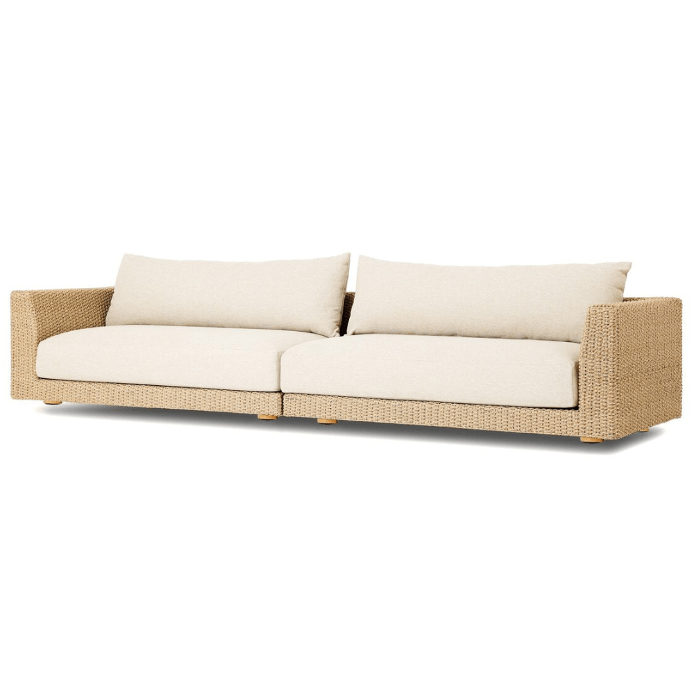 Sylvan Outdoor 2-Piece Sectional with Chaise Outdoor Furniture