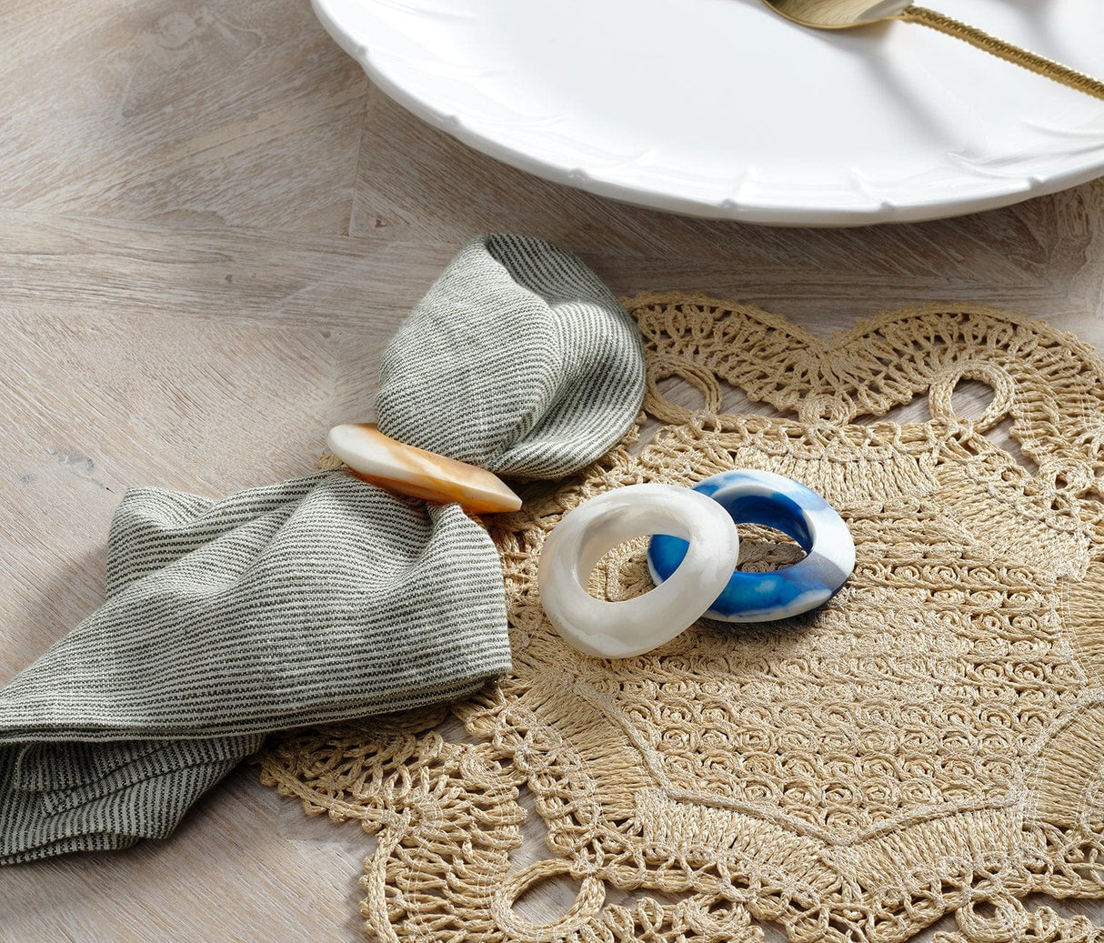 Tansy Napkin Ring (Pack of 4) Kitchen Accessory