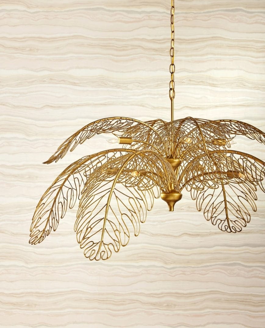 Taormina Brass Chandelier Chandeliers 9000-0847 00633306043046