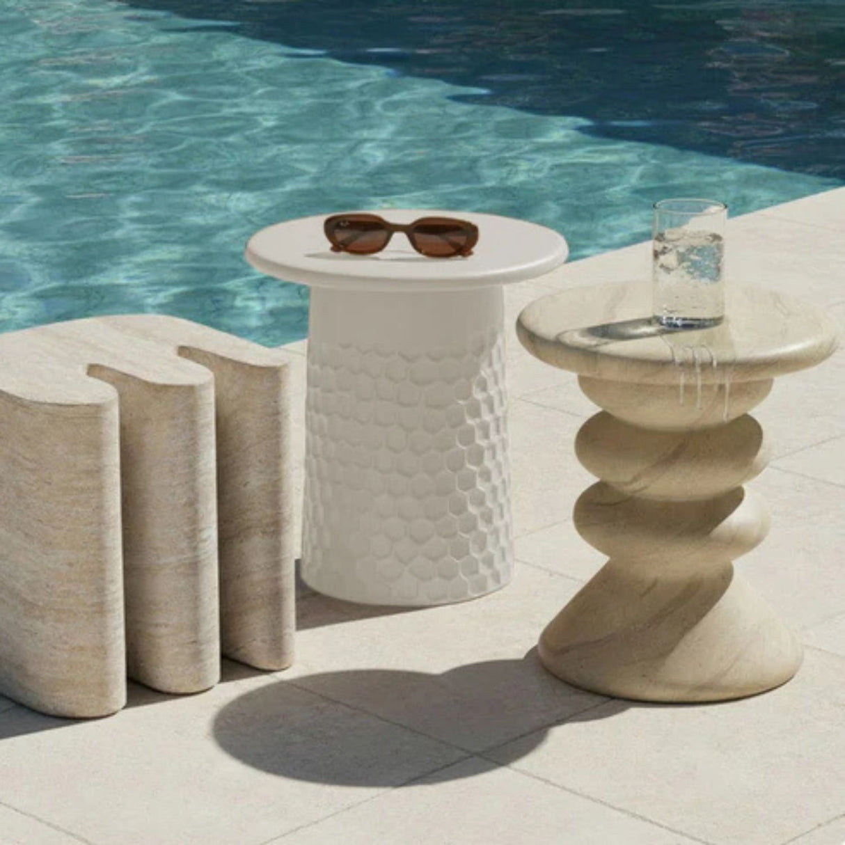 Tessa Indoor/Outdoor Side Table Side Tables